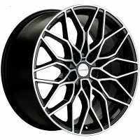Khomen KHW1902 Black-FP 5*112 8.5xR19 ET40 DIA66.6
